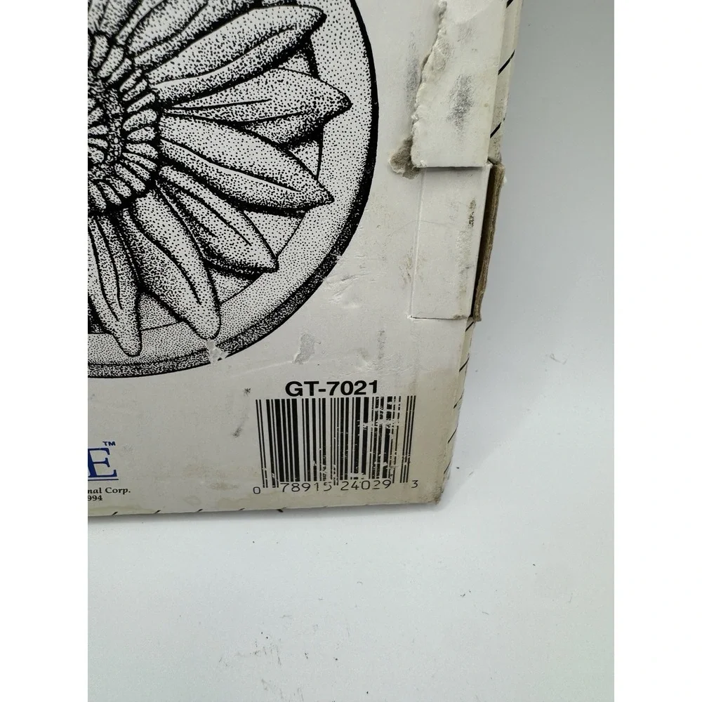 Vintage Terra Cotta Bread Warmer Progressive GT-7021 Flower Design 1994‎ New